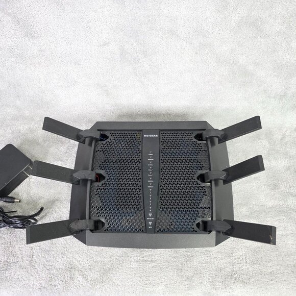 Net Gear Nighthawk X6 AC3200 Tri-Band WiFi Router R8000 Tested Works - Picture 3 of 6